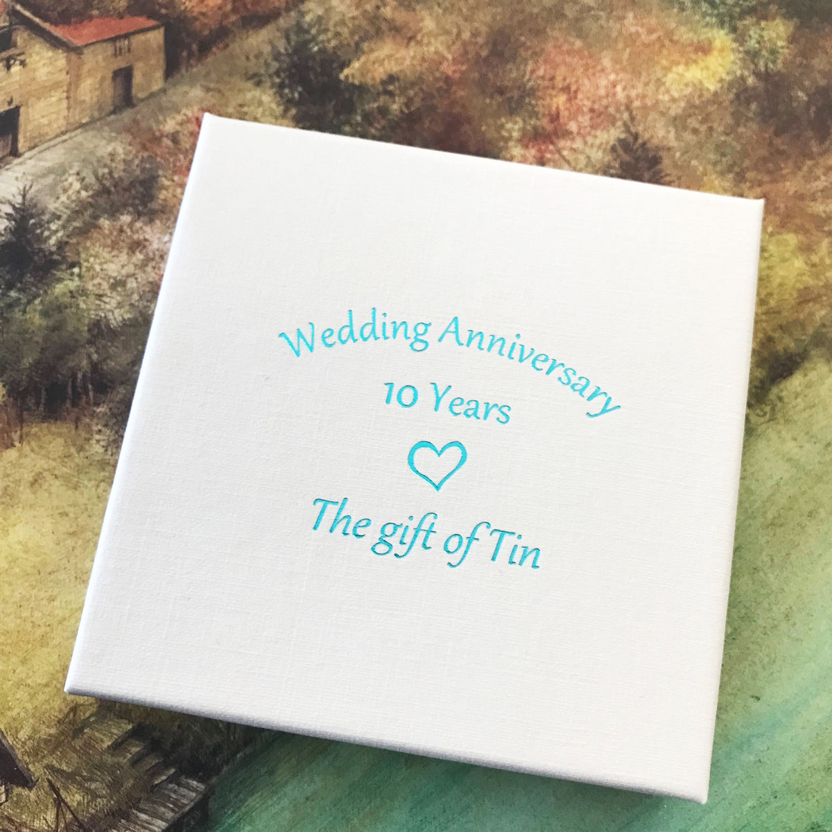 10th Anniversary Gifts | Tin Gifts | Tin Trinket Box – Vision Arts Tin