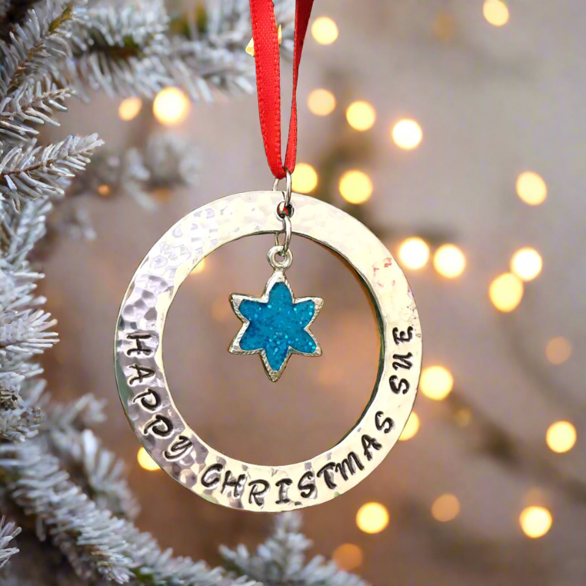 personalised christmas decoration