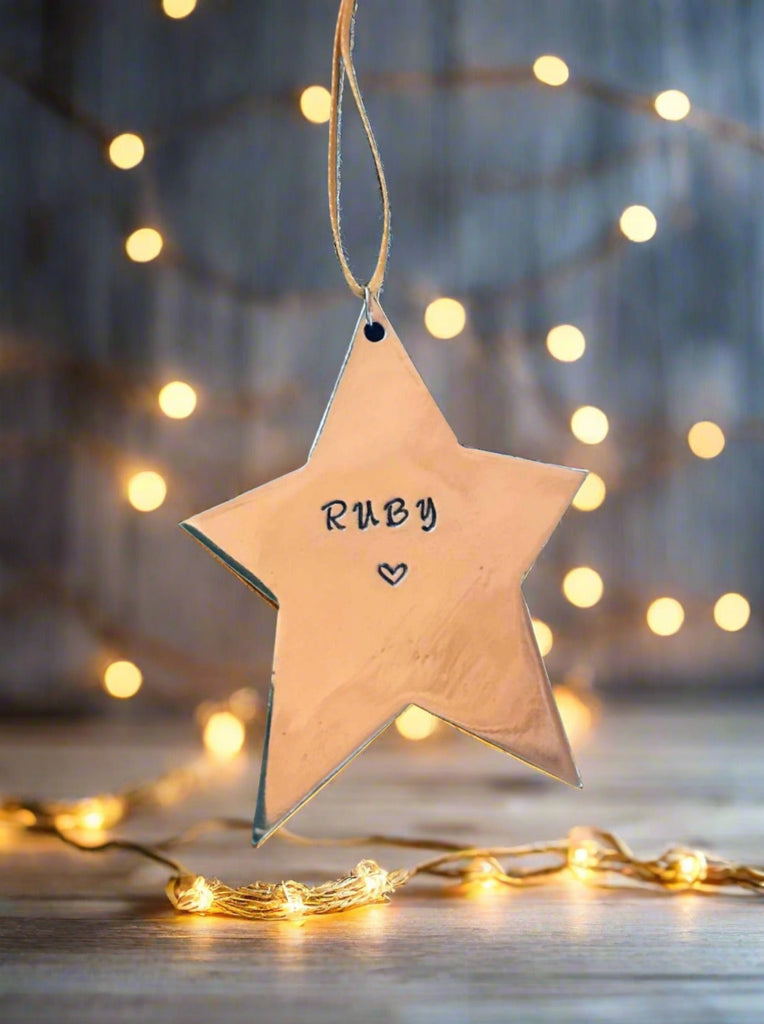 personalised Christmas decoration 