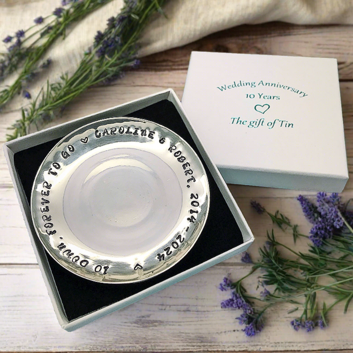 10 Anniversary Gift Collection Tin Gifts Personalised Tin Mini